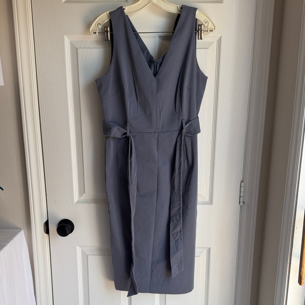 Elegant Gray/Blue Antonio Melanie Sleeveless Dress
